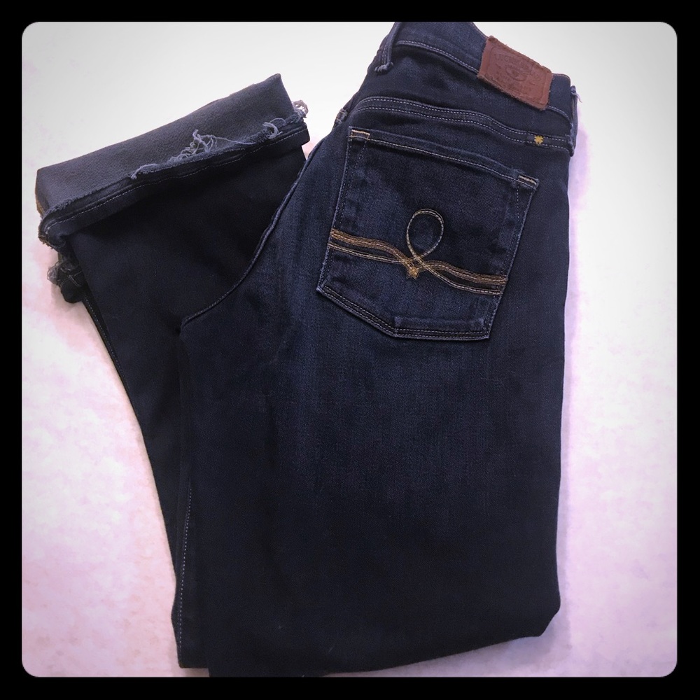 Lucky brand Sofia boot dark wash jeans siz…